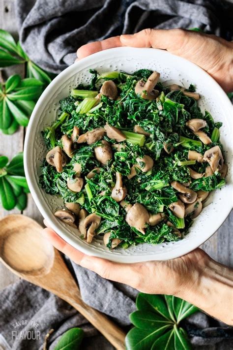 sauted-kale-with-mushrooms-savor-the-flavour image