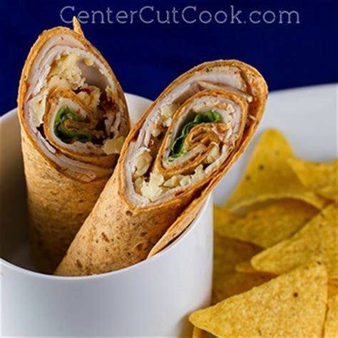 southwestern-turkey-wraps-recipe-centercutcook image