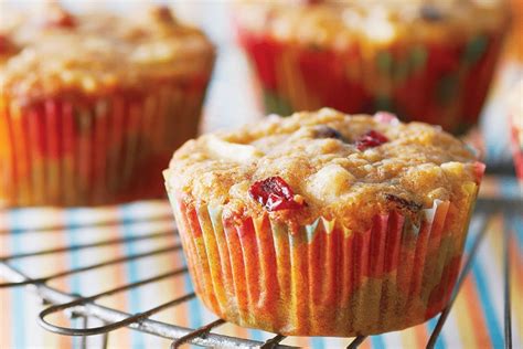 apple-cranberry-muffins-canadian-living image