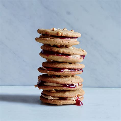 peanut-butter-and-jelly-sandwich-cookies-recipe-food image