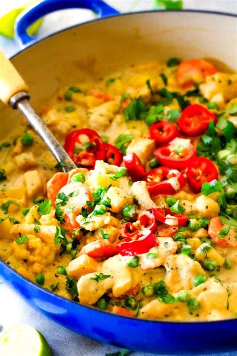 thai-yellow-curry-chicken-with-potatoes-cauliflower-and image