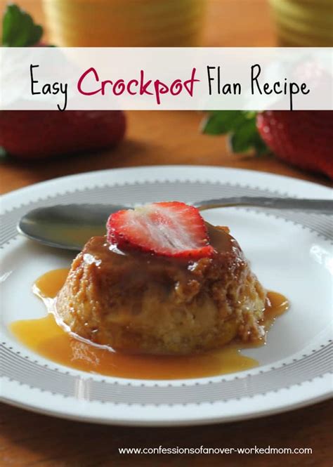 crockpot-flan-recipe-with-a-delicious-caramel-sauce image