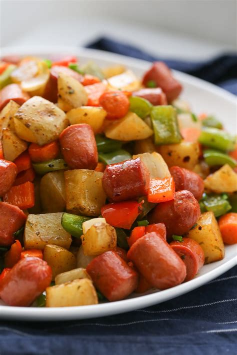 roasted-veggie-hot-dog-hash-laurens-latest image