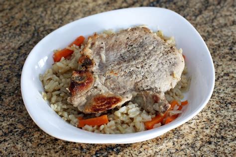 easy-baked-pork-chops-with-rice-recipe-the image