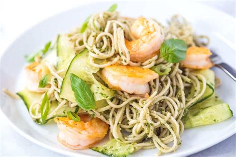 pesto-soba-noodles-with-shrimp-inspired-taste image