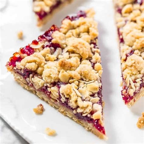 raspberry-bars-with-oatmeal-crumble-topping-averie image
