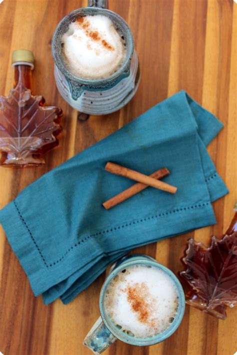 healthy-maple-latte-with-cinnamon-healthy-coffee image