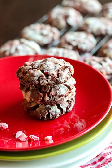 chocolate-peppermint-crinkle-cookies-a-bakers-house image