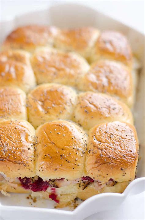 cheesy-cranberry-turkey-baked-sliders-easy-leftover image