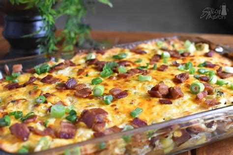 loaded-baked-potato-casserole-with-chicken-for-a-crowd image