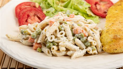 easy-creamy-pasta-salad-italian-mediterranean-diet image