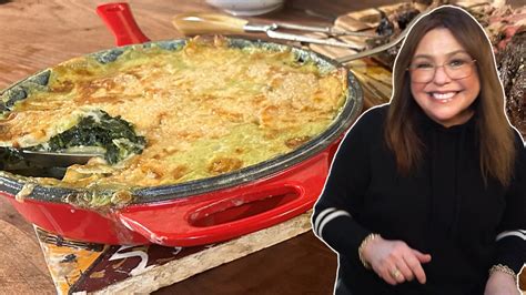 scalloped-potatoes-with-spinach-recipe-rachael-ray image