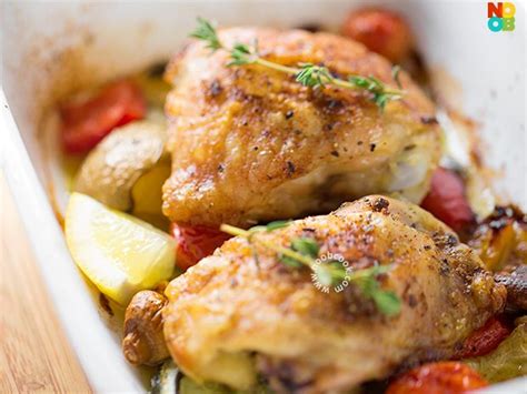 roasted-chicken-thighs-vegetables image