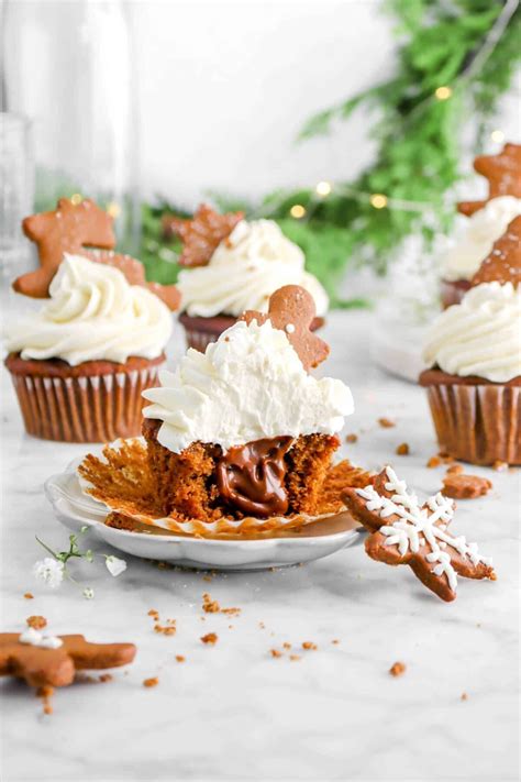 gingerbread-cupcakes-with-molasses-ganache-filling image