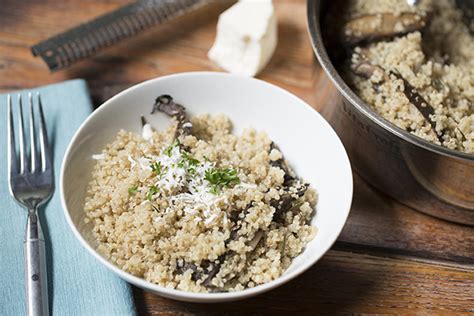 quinoa-pilaf-with-mushrooms-and-garlic-woodland image