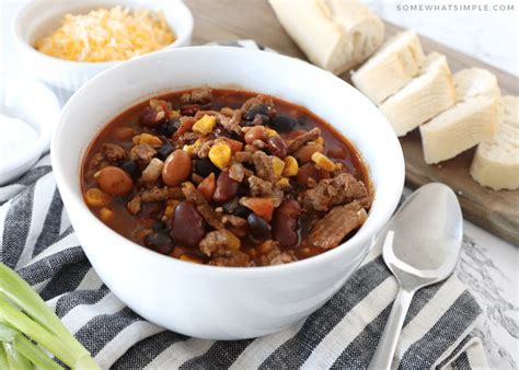 instant-pot-turkey-chili-30-min-recipe-somewhat-simple image
