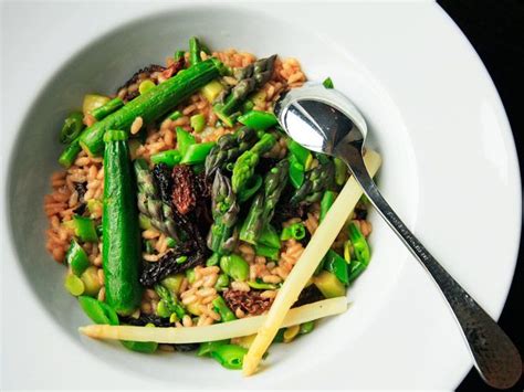 spring-vegetable-risotto-with-asparagus-zucchini-fava image