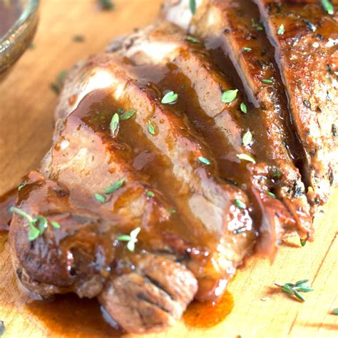 easy-cast-iron-pork-tenderloin-with-honey-butter-sauce image