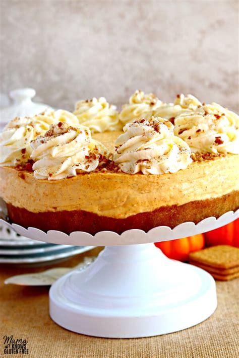 no-bake-pumpkin-cheesecake-gluten-free image