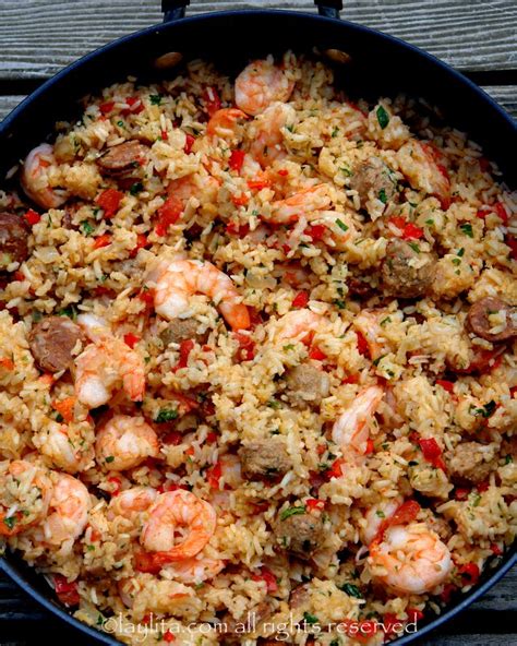 rice-with-chorizo-and-shrimp-arroz-con-chorizo-y image