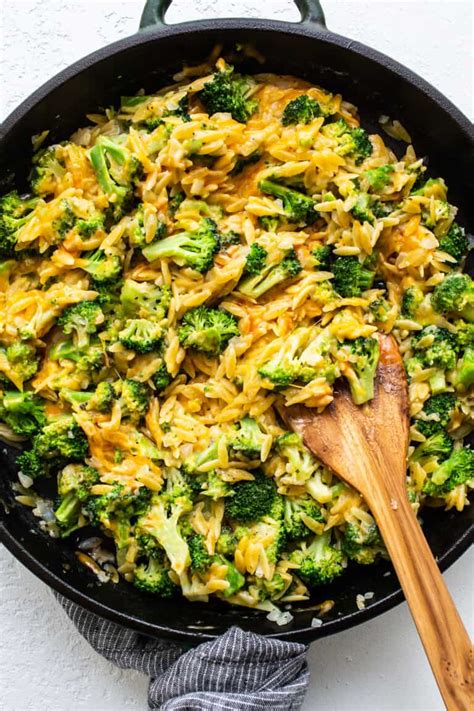 broccoli-cheese-casserole-with-orzo-fit-foodie-finds image