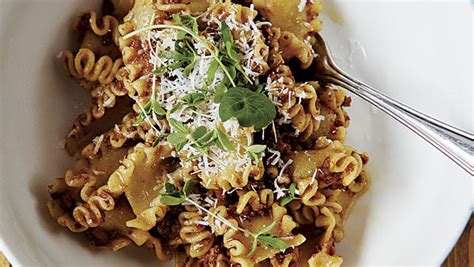pasta-with-lamb-rag-recipe-finecooking image