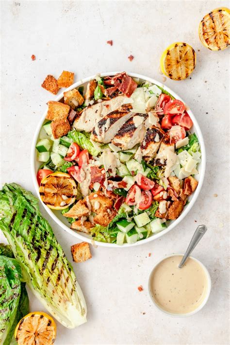 chicken-caesar-salad-with-grilled-romaine image