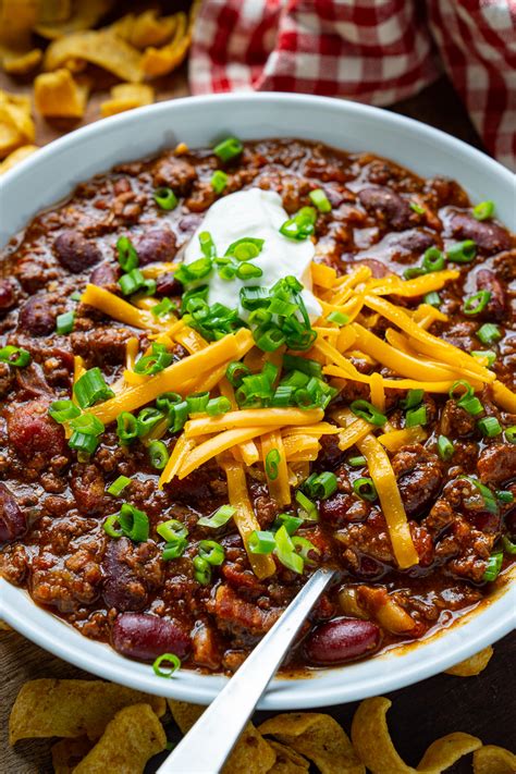 easy-beef-and-bean-chili-closet-cooking image