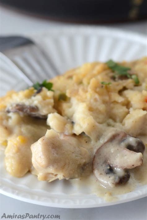 chicken-and-mashed-potato-dinner-one-pot image