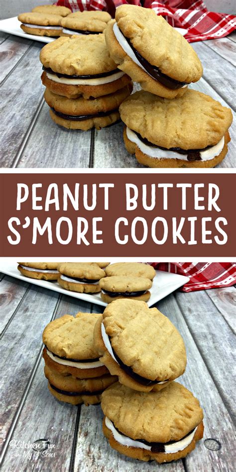 peanut-butter-smores-sandwich-cookies-kitchen-fun image
