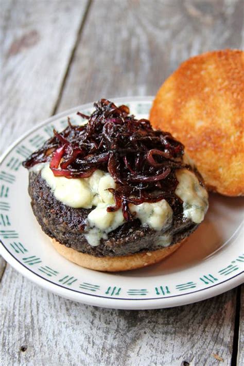 portobello-burgers-with-blue-cheese-and-sauted-red image