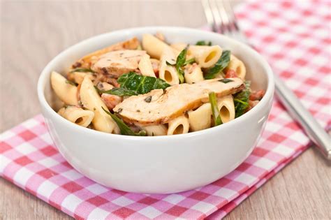 mustard-chicken-pasta-salad-recipe-the-spruce-eats image