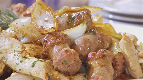chicken-and-sausage-bites-with-apple image