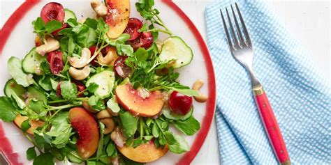 gingery-watercress-and-cherry-salad-country-living image