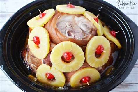 slow-cooker-ham-with-pineapple-bubbapie image