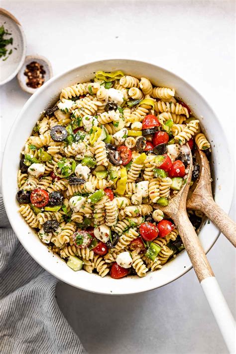 homemade-zesty-italian-pasta-salad-fork-in-the-kitchen image