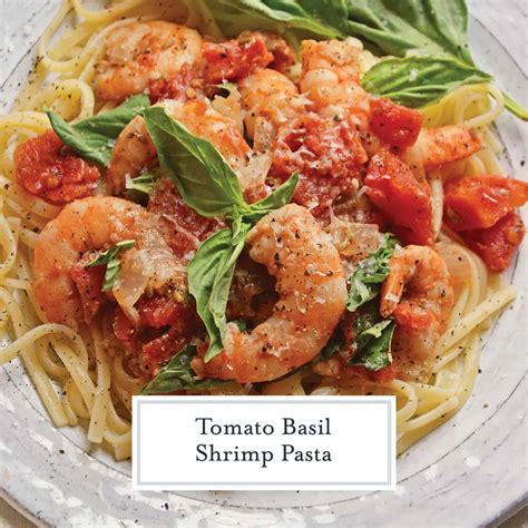 tomato-basil-shrimp-pasta-easy-shrimp-pasta image