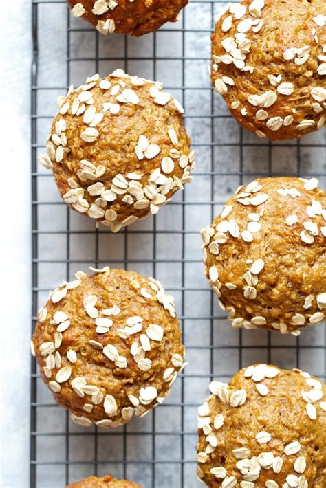 healthy-banana-oat-muffins-running-with-spoons image