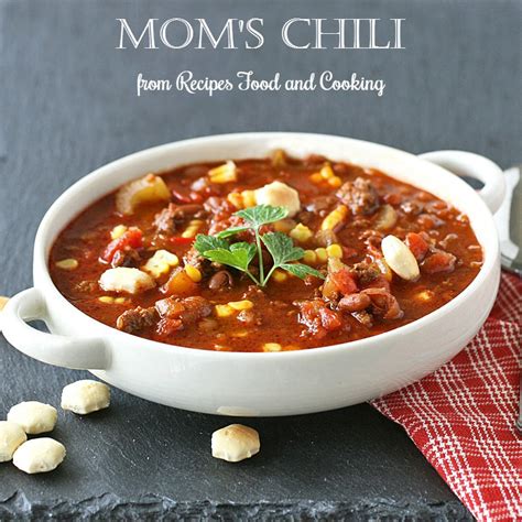 moms-chili-recipes-food-and-cooking image