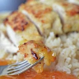 coconut-chicken-with-apricot-sauce-bigoven image