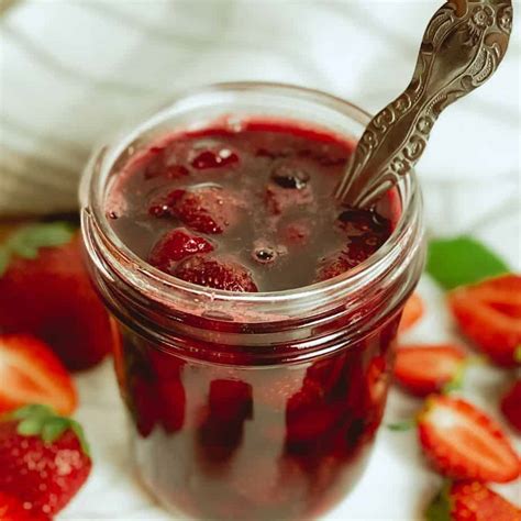 homemade-mixed-berry-dessert-sauce-for-pancakes image