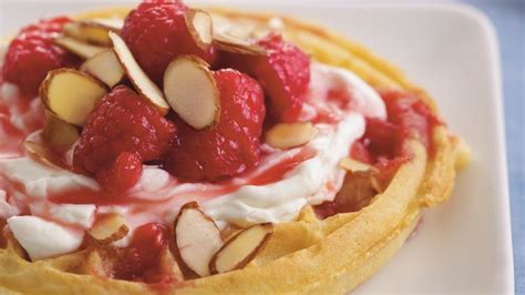 raspberries-and-cream-waffles-recipe-pillsburycom image