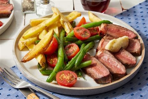 strip-steaks-garlic-butter-blue-apron image