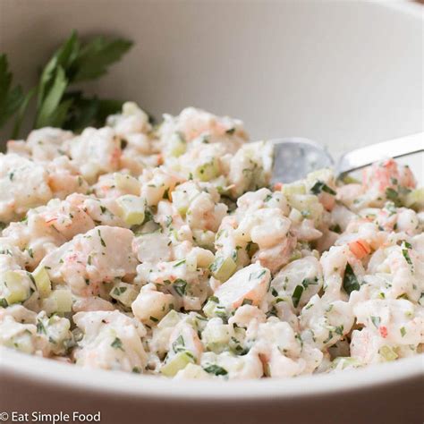 the-best-homemade-cold-shrimp-salad-recipe-eat image