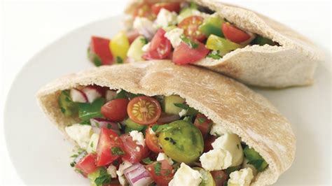 greek-salad-pita-sandwiches-recipe-bon-apptit image