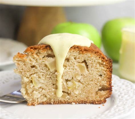 irish-apple-cake-with-custard-sauce-boston-girl-bakes image