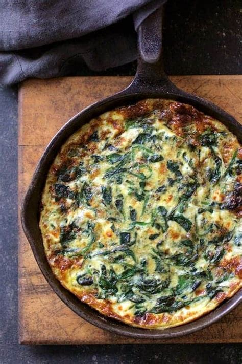 spinach-leek-and-feta-cheese-frittata-from-a-chefs image