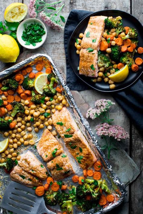 sheet-pan-salmon-dinner-with-moroccan-spice-healthy image