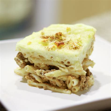 pastitsio-recipe-greek-lasagna-recipe-lemon-olives image