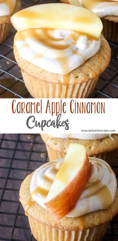 caramel-apple-spice-cupcakes-daily-dish image